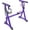Purple, variant on Keyboard Stand w/ Wheels - Z Style Adjustable & Portable Professional Heavy Duty Digital Piano Stand - Fits 54-88 Key Electric Pianos - Sturdy Rolling Musical Keyboard Support