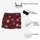 thumbnail image 3 of Fotbe Romantic white snowflakes Calzoncillos Tipo Boxer con Bolsa de Soporte Total para Hombre, X-Temp Fresco, Transpirable y de Secado Rápido-Medium, 3 of 5