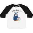 thumbnail image 3 of Inktastic Happy Birthday, Uncle- Cute Penguins Boys or Girls Toddler T-Shirt, 3 of 5