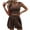 Brown, variant on GZWYHT Sets for Women Lounge Sets for Women Two Outfits Women Summer Shorts Sets 2 Sleeveless Matching Crop Top And High Waisted Shorts 2 Piece Sets for Women Womens Loungewear Set Brown XS