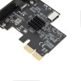 thumbnail image 4 of USB 3.2 GEN2 Expansion Card 10Gbps PCIE 2X Interface Support Type C and Type E Front for ASM3142 Chip Expansion Card, 4 of 4