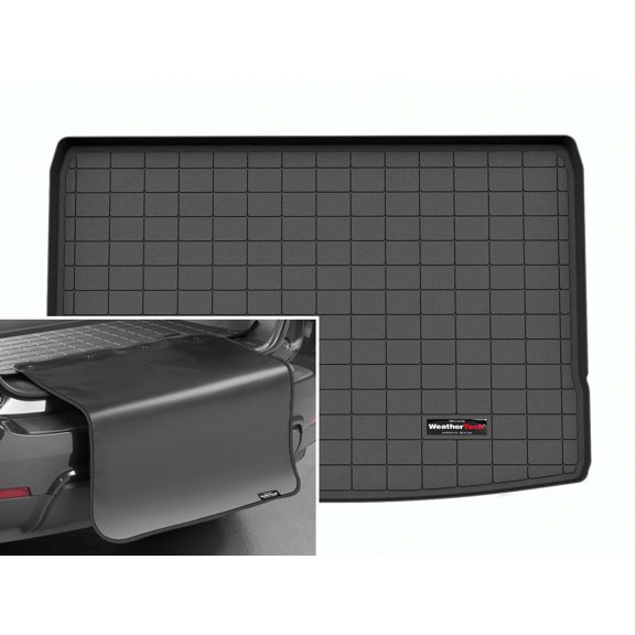 WeatherTech Cargo Trunk Liner with Bumper Protector compatible with 2023-2025 Nissan Ariya - Lower Cargo Area w/ Bumper Protector, Black