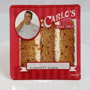 Carlo's Bakery Carrot Cake Slice, Cream Cheese Icing, 6.9 oz, 1ct, Refrigerated