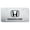 Brushed Chrome, variant on Honda Ridgeline Laser Etched Logo License Plate (Brushed Chrome)