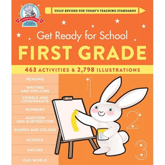 Get Ready for School: First Grade (Revised and Updated) (Revised edition) (Spiral-Bound)