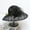 Black, variant on Women Sun Hat with Mesh Flower Decoration Wide Brim Hat Occasion Event Organza Fancy Church Dress Hat
