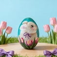 thumbnail image 7 of CoreLiving Blown Resin Easter Egg Ornaments, Hand Painted Stained Resin Spring Tree Decorations, Decorative Hanging Easter Eggs for Tree, Indoor Easter Decor for Home & Party, 7 of 7