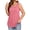 Coral, variant on Summer Womens Tank Tops U Neck Casual Flowy Sleeveless Plus Size Shirts for Women