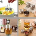 thumbnail image 5 of PULLIMORE Tea Ball Strainers Infusers for Loose Leaf Stainless Steel Mesh Tea Interval Diffuser Tea Filters with Chain & Hook, 5 of 8