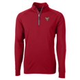 thumbnail image 2 of Men's Cutter & Buck  Red El Paso Chihuahuas Adapt Eco Knit Stretch Recycled Quarter-Zip Pullover, 2 of 3