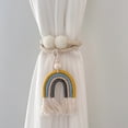 thumbnail image 4 of Necvior 2Pack Curtain Tiebacks Rainbow Tasseled Curtain Hooks, Curtain Holders Holdbacks, 4 of 21