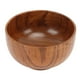 thumbnail image 5 of Tazón de sopa de madera Textura única Tazón de madera exquisito y redondo de forma suave para ensalada de fideos de arroz y frutas, 5 of 10