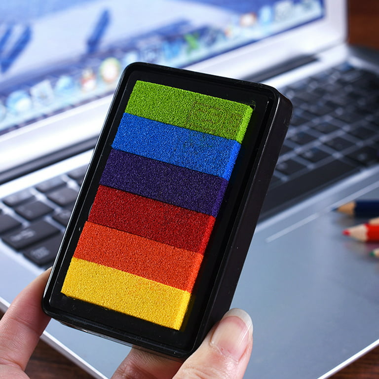 Rainbow Ink Pad, 6 Colors – Mr. Mintz Crafts