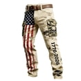 thumbnail image 3 of CONZONE American 250Th Anniversary Mens Cargo Pants Patriotic Usa Flag Graphic Staight Leg Cargo Pants for Men Lightweight Relaxed Fit 4Th Of July Trousers With Pockets, 3 of 4