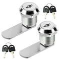 thumbnail image 1 of 2PCS Cam Lock Security Lock 16-20mm Cam Lock Door Mail Box Furniture Locker, 1 of 8