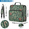thumbnail image 2 of FORMRS Zipper Binder with Shoulder Strap 1.5-inch Ring 500 Sheet Capacity File Bag, Christmas Candy Cane, 2 of 5