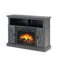 Kellum Media Fireplace Console for TVs up to 55”, 48" Stand, Gray