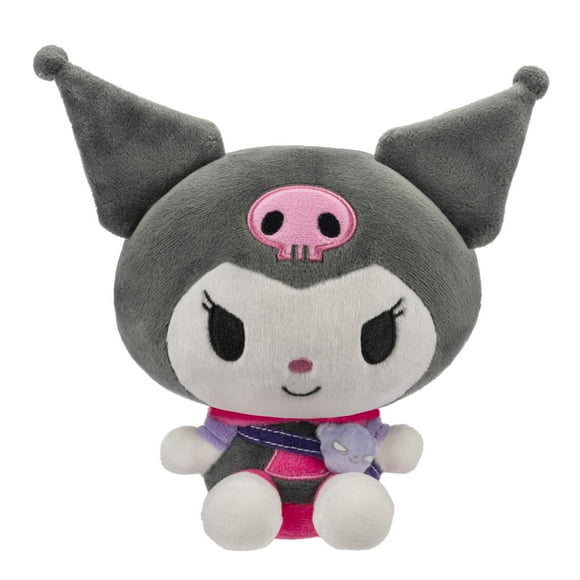 Peluche Hello Kitty Kuromi Series 1 con sudadera con capucha a la moda de 20 cm