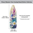 thumbnail image 5 of HELLHERO Ironing Board Cover, Standard Size Heavy Duty Padded Iron Board Covers for Table Top Soft Stain Resistant Covers Elastic Edges Sleeve Ironing Board Flowers, 5 of 5