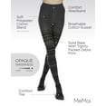 thumbnail image 3 of MeMoi Zebra Stripe Cotton Blend Sweater Tights - Womens - Female, 3 of 7