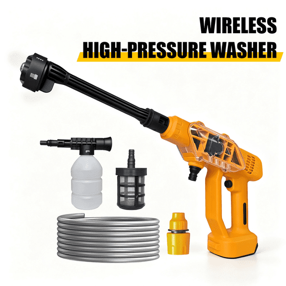 HELMSHAR Powered Wireless High-Pressure Washer, Compatbie with DeWalt 20V Battery, Tool Only, No Battery