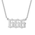 thumbnail image 1 of Uds colgante de collar con número de Ángel collar de acero inoxidable chapado en oro/plata Wmkox8yi sjalhkljlk5953, 1 of 1