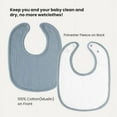 thumbnail image 4 of Muslin Baby Bibs 8 Pack Bandana Drool Bibs Cotton for Unisex Boys Girls, 8 Solid Cotton Baby Bib for Drooling and Teething, Absorbent & Adjustable Bandana Bibs, 4 of 8