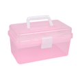 thumbnail image 2 of Caja organizadora de herramientas Soledad con bandeja extraíble rosa, 2 of 9