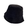 thumbnail image 2 of Travelwant Corduroy Reversible Bucket Hat Unisex Cotton Twill Canvas Sun Fishing Hat, 2 of 7