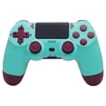 thumbnail image 1 of Controlador inalámbrico P4, joystick de juego remoto compatible con P-4/P-4 Slim/P-4 Pro/PC (azul bayas), 1 of 8