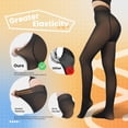 thumbnail image 3 of Mallas Caprilite con forro polar translúcido, 2 unidades, para mujer, 3 of 6