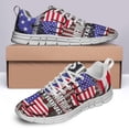 thumbnail image 4 of America Stay Strong Shoes for Men Women Running Shoes Lightweight Walking Sneakers Mesh Athletic Sport Shoes White Size 9.5, 4 of 5