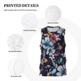 Adobk Flowers ad Butterflies Print Basketball Jerseys Sports Fans