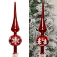 thumbnail image 5 of dajkiuy 9" Christmas Finials Tree Topper, Spherical Tree Topper Christmas Ornament for Home Xmas Holiday Party Decorations, 5 of 5