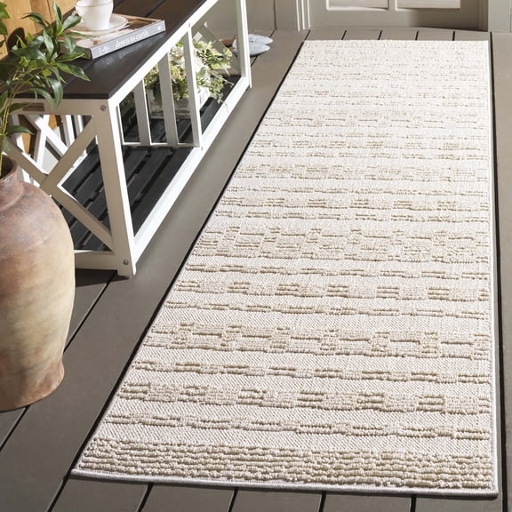 Safavieh Paros Wayland Striped Runner Rug, Ivory, 2'3" x 8'