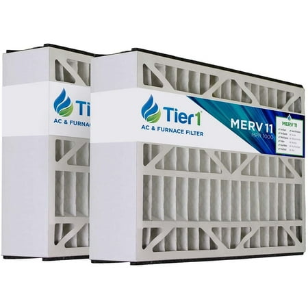

Tier1 16x25x5 Merv 11 Replacement for Skuttle AC Furnace Air Filter 2 Pack