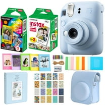 FUJIFILM INSTAX MINI 12 Instant Film Camera (Pastel Blue)   Accessories