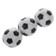 thumbnail image 3 of 10X Plástico 32mm Balón de Fútbol Sala de Fútbol Sala Reemplazar Negro + Blanco, 3 of 6