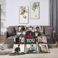 thumbnail image 5 of Custom Blanket - Soft, Lightweight, And Vibrant | Personalized Plush Fleece And Flannel For Photo Memories 50"X40", 5 of 6
