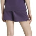 thumbnail image 2 of Women's adidas Essentials Small Logo Feel Cozy Shorts Color: Pink Size: LARGE, 2 of 4