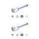 thumbnail image 3 of Monstrate Aireador de grifo de 360 ​​grados de presión giratoria de aumento de la cabeza de agua ajustable lavable lavabo grifo burbujeador rociador Type1 NO1 Monstrate CBP185677, 3 of 6