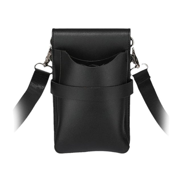 Peque de cabello para tijeras de tijera conveniente soporte para herramientas bolsita pup put pubisor Negro