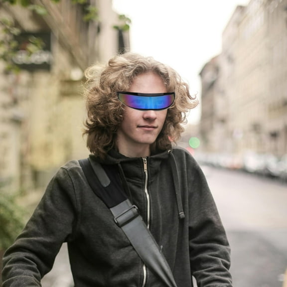 RENACLIPY Pc Polarized Cycling Sunglasses Multi for Wind Dust Protection