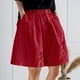 thumbnail image 1 of MKLEKYY Pantalones Cortos para Mujer, Pantalones Cortos Anchos de Pierna para Mujer, Pantalones Cortos Cómodos, Pantalones Cortos Casuales de Moda, Pantalones Cortos Sueltos Hasta La Rodilla, 1 of 4
