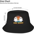 thumbnail image 2 of Bucket Hats Fashion Sun Cap Packable Outdoor Fisherman Hat for Women and Men Happy Halloweenie Witch Dog Bucket Hats, 2 of 8