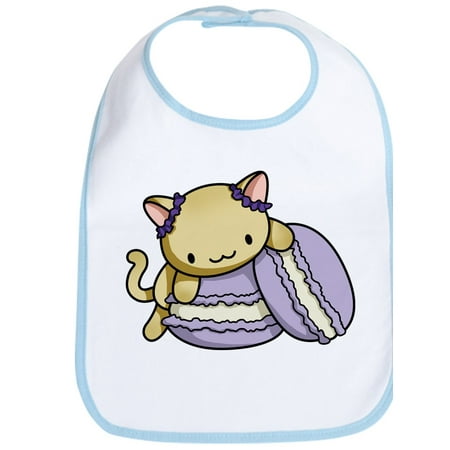 

CafePress - Macaron Kitty Bib - Cute Cloth Baby Bib Toddler Bib