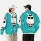 thumbnail image 4 of Balery Cute Santa Claus Sudadera ligera de manga larga con capucha y protección solar UPF 50+ para hombre y mujer, ideal para pesca y running-Medium, 4 of 7