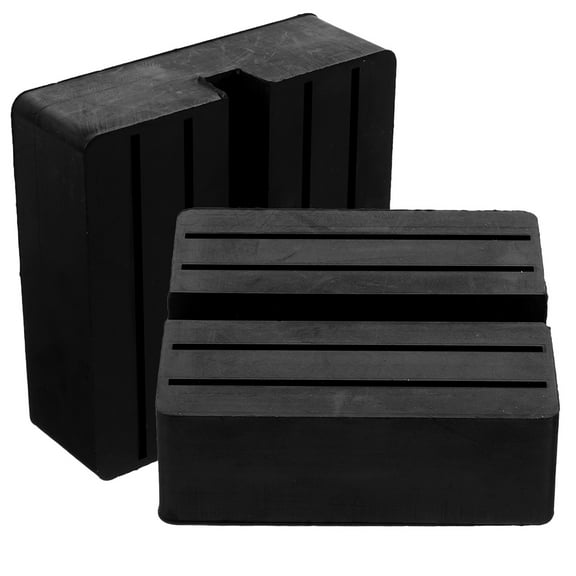 LEORX  2 Pcs Jack Stands Pads Block Slotted Car Frame Protector