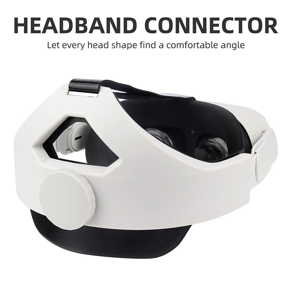 Elite Strap Compatible For Oculus Quest 2, Vr Game Headstrap Adjustable Vr  Headset Accessories For Replacement Comfort Support Pu Surface, Lightweight  - Temu