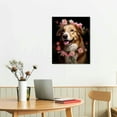thumbnail image 2 of Nawypu Cute Dog Canvas Wall Art Painting Scenery Artwork Picture for Living Room Bedroom Home Office Wall Decor, 2 of 4